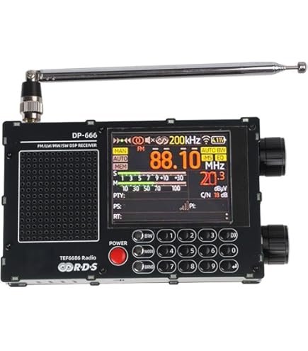 Amazon.com: DP-666 TEF6686 Full Band Radio, FM AM Shortwave Radio